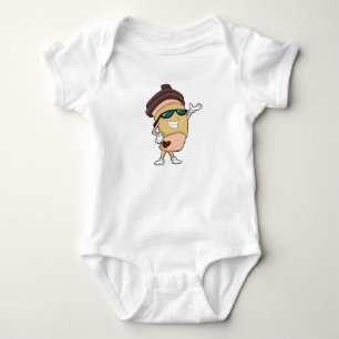 Coffee mug with Sunglasses Baby Bodysuit