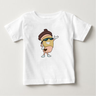 Coffee mug with Sunglasses Baby T-Shirt