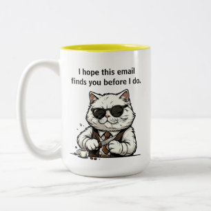 Coffee Mugs Funny Typography Coworker Sharp Office
