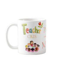 Coffee mugs Teachers gift custom name