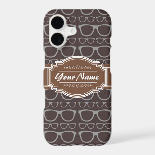 Coffee Nerd Hipster Glasses Personalised