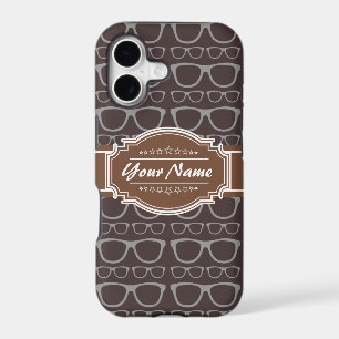 Coffee Nerd Hipster Glasses Personalised