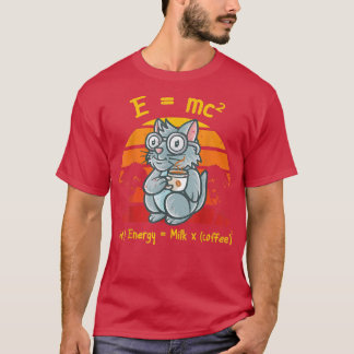 Coffee Nerd Math Formula Teacher Coffee Mug Cats K T-Shirt