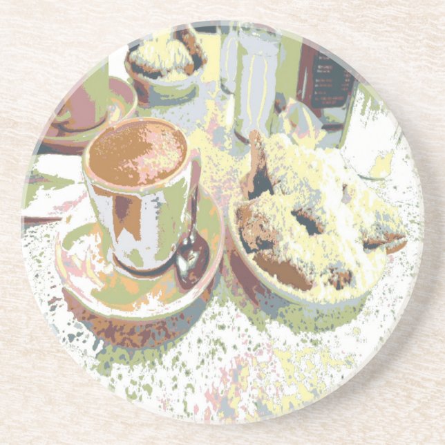 Coffee New Orleans Coaster (Front)