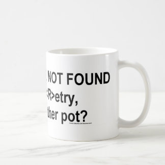 coffee not found mug