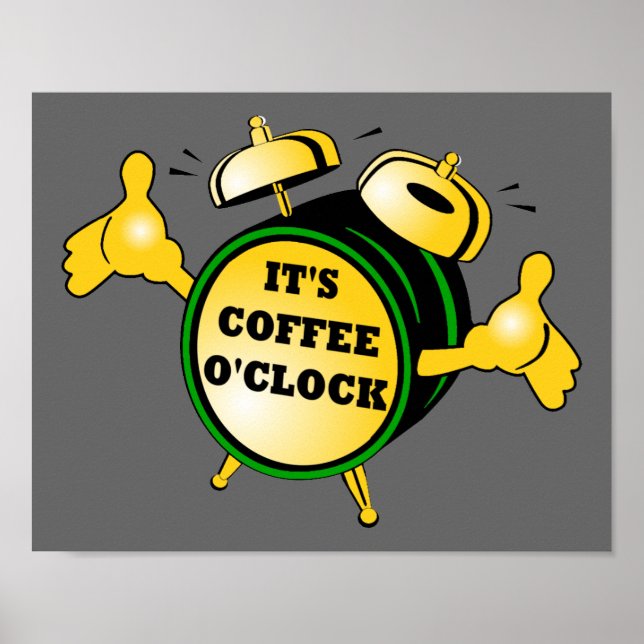 Coffee O'clock Poster (Front)