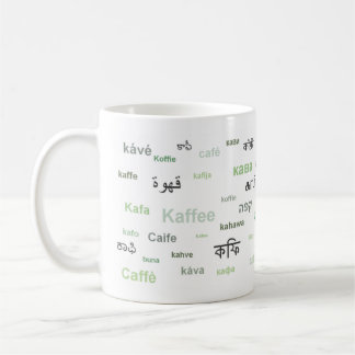 Coffee of the World Mug (in Green)