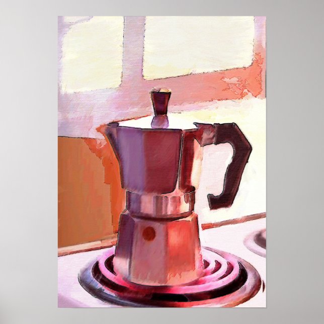 Coffee on the Stove Poster (Front)
