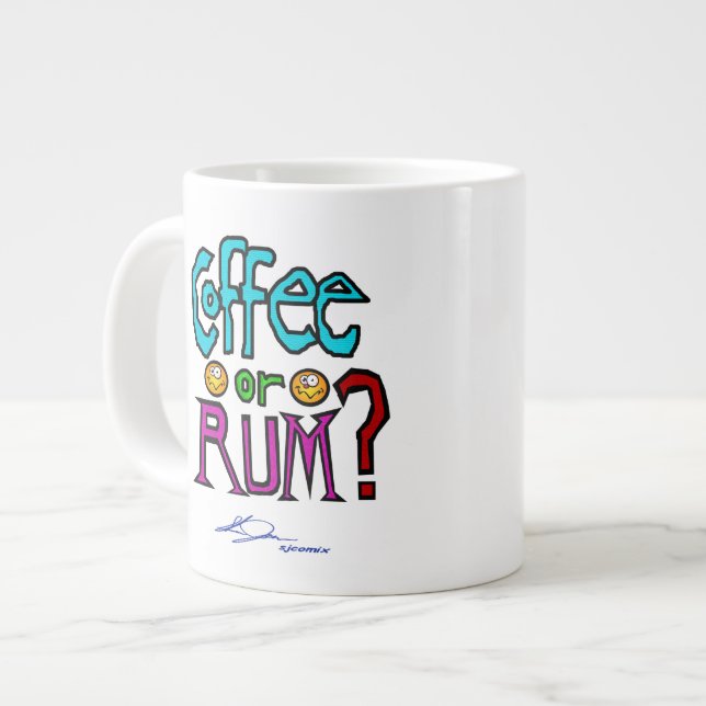 Coffee or RUM? Mug (Front Left)