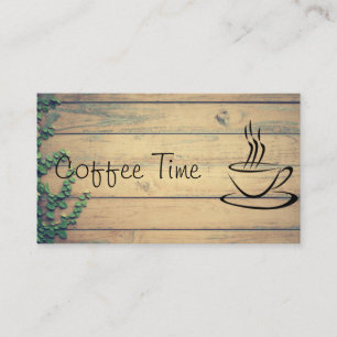 Coffee or tea shop business Card