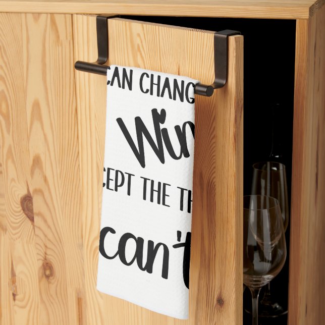  Coffee or Wine Quote  Tea Towel (Thirds Fold)