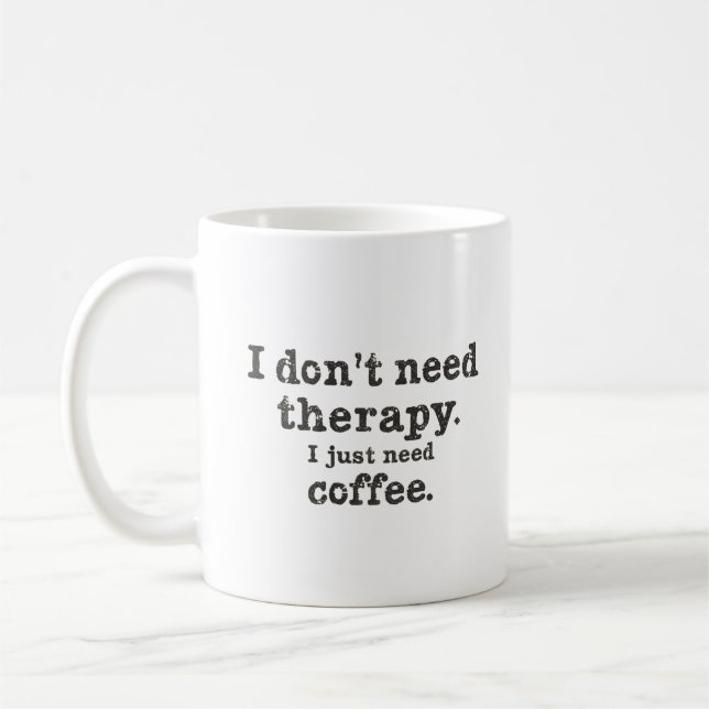 Coffee Over Counseling Coffee Mug (Left)