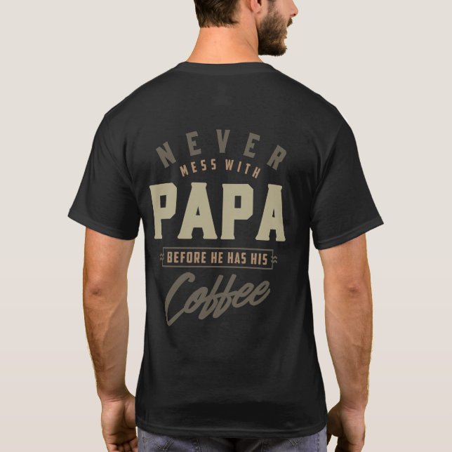 coffee Papa T-Shirt (Back)