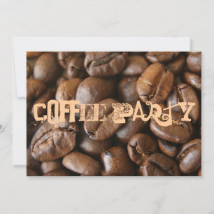 Coffee party invitation