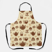 Coffee pattern Apron