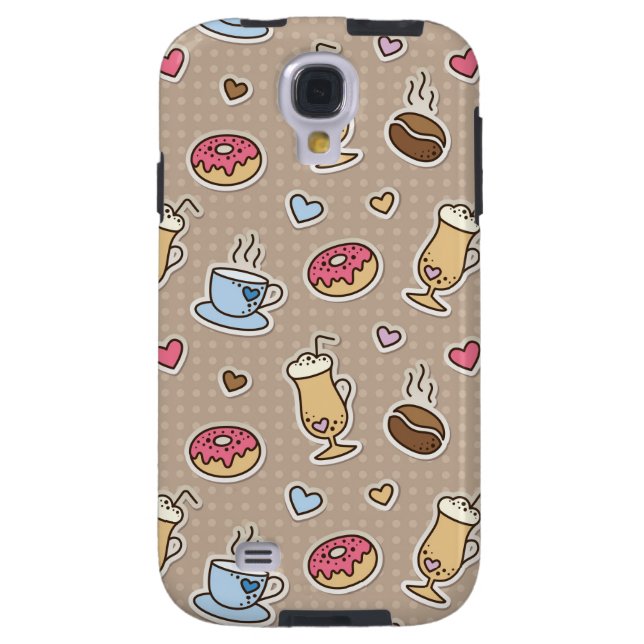 Coffee pattern Case-Mate samsung galaxy case (Back)