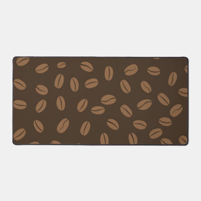 Coffee pattern desk mat (Front)