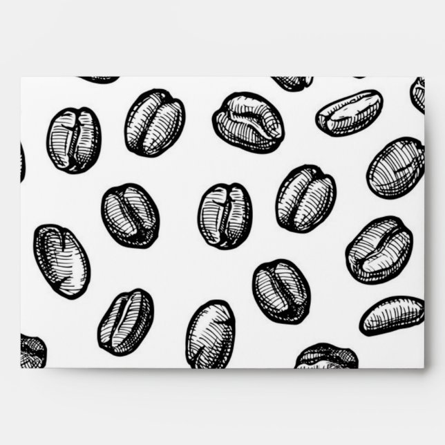 Coffee pattern envelope (Front)