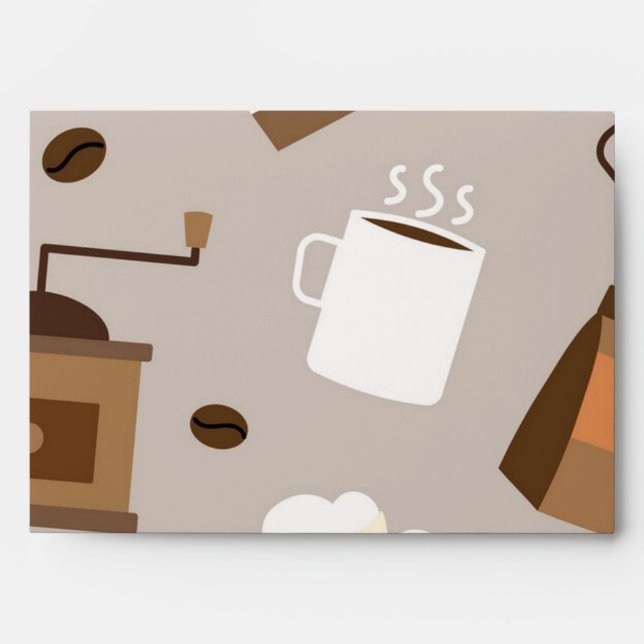 Coffee pattern envelope (Front)