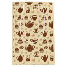 Coffee pattern Gift Bag