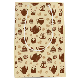 Coffee pattern Gift Bag