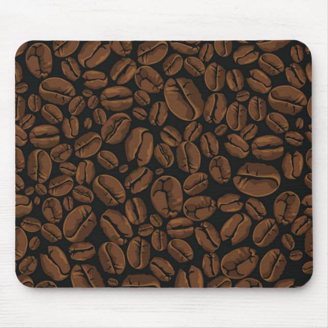 Coffee pattern mouse mat (Front)