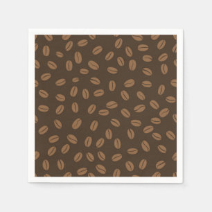 Coffee pattern napkin