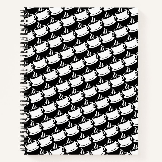 Coffee Pattern Notebook (Front)