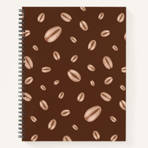 Coffee pattern notebook