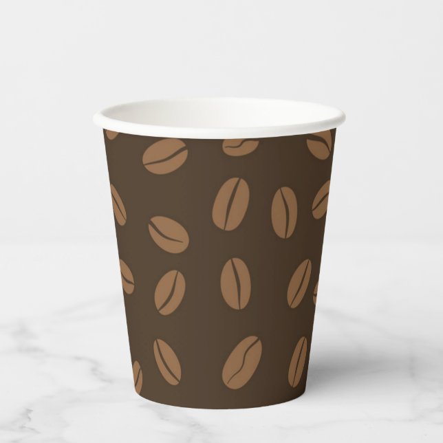 Coffee pattern paper cups (Front)