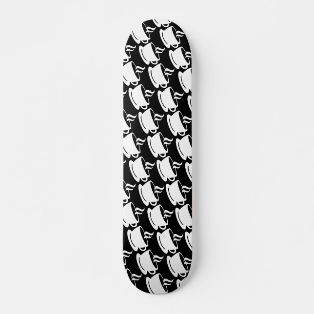 Coffee Pattern Skateboard (Front)
