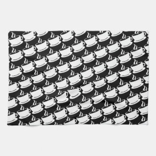 Coffee Pattern Tea Towel