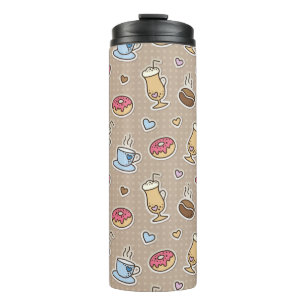 Coffee pattern thermal tumbler