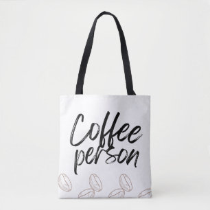 "Coffee Person" tote bag for coffee lover