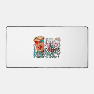 Coffee pharmacy desk mat