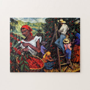 "Coffee Pickers" Jigsaw Puzzle