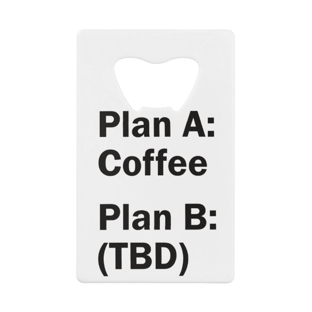 Coffee Plan (Front)
