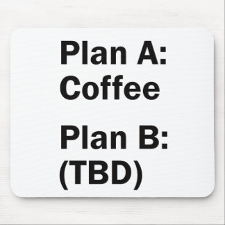 Coffee Plan Mouse Mat