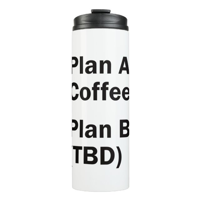 Coffee Plan Thermal Tumbler (Front)