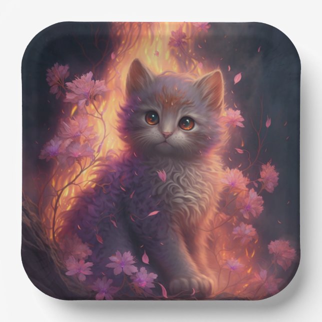 Coffee Plates Flower (Front)