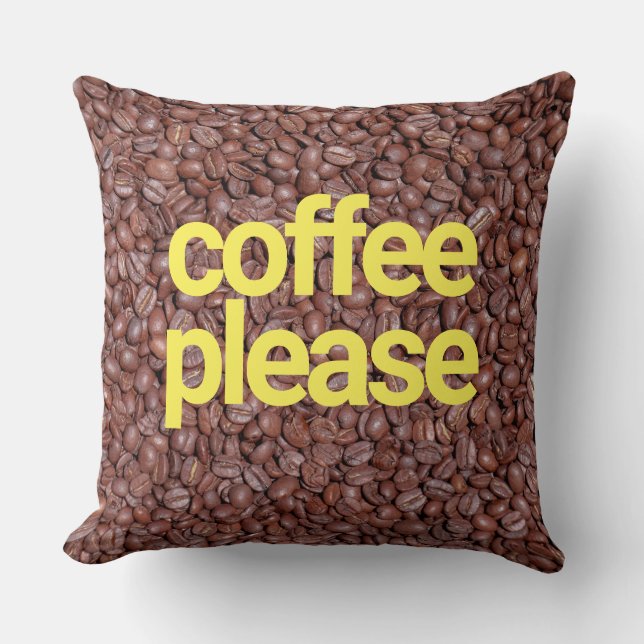 Coffee please cushion (Front)