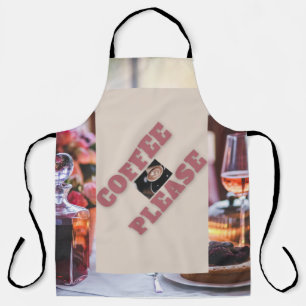 “Coffee-Please”  designer  Unisex Cooking waist  Apron