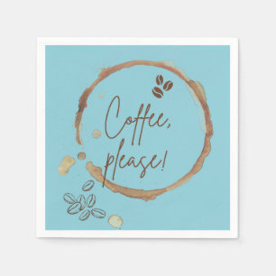  Coffee Please Napkin