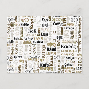 Coffee Postcard