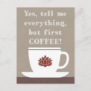 Coffee Postcard