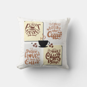 Coffee Posters Cushion