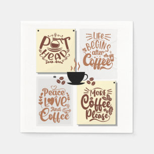 Coffee Posters Napkin