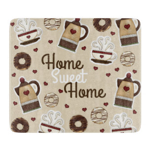 Coffee Pot and Cup Cutting Board