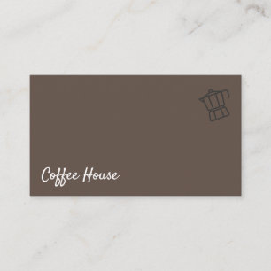 Coffee Pot Barista Business Card
