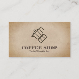 Coffee Pot Business Card